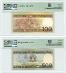 Litva 100 - 500 - 1000 Litva 1991 -1994 Rovnaké číslo PMG 64-65 EPQ Gem - Bankovky