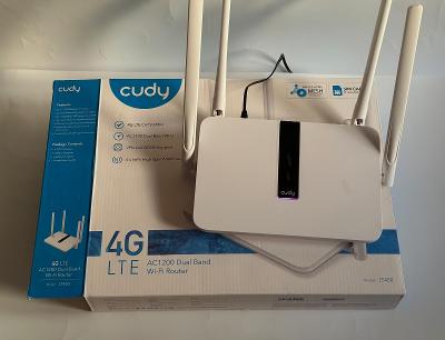 LTE WiFi modem CUDY AC1200 Wi-Fi Mesh 4G LTE Router (na Díly či Opravu