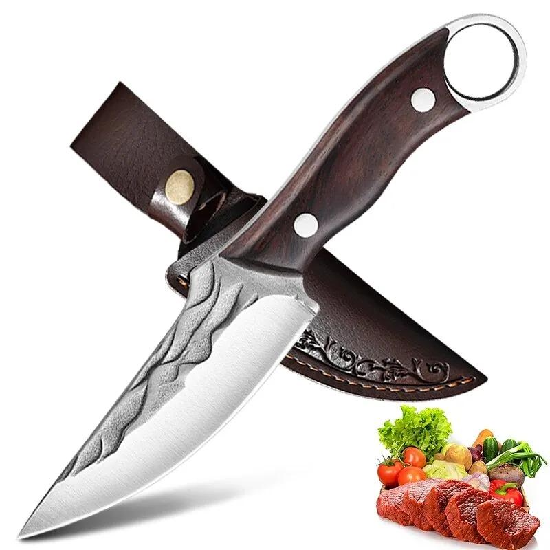 Veľmi kvalitný krásny Nôž z nerezovej ocele vykosťovací ručne vyrábaný - Vybavenie do kuchyne