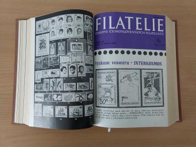 Svázaný kompletní ročník časopisu Filatelie, rok 1971, foto jiný rok
