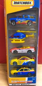 MATCHBOX 5-PACK OLYMPIC GAMES SYDNEY  ´´ CHEVY, COMMODORE ´´  