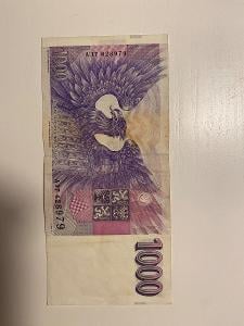 Bankovka 1000kč, 1993 série A