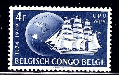 Belgické Kongo 1949 ** upu komplet mi. 290