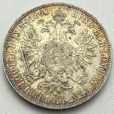Rakousko Uhersko FJI. 1 Zlatník 1860 A Vídeň patina