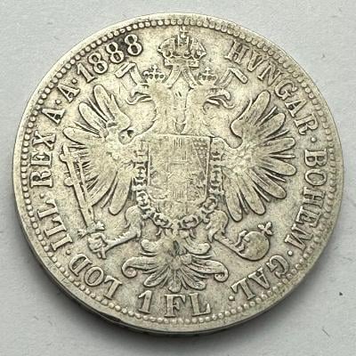 Rakousko Uhersko FJI. 1 Zlatník 1888