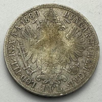 Rakousko Uhersko FJI. 1 Zlatník 1889