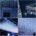 Vianočné svetielka - svetelný záves - studená biela - 256 LEDiek - do USB - Dom a záhrada