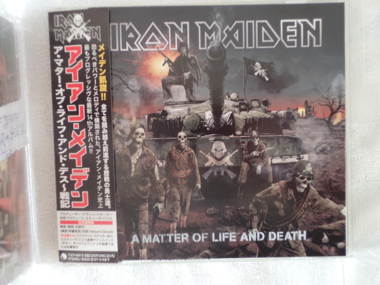 CD IRON MAIDEN-A MATTER OF LIFE AND DEATH, PÔVODNÝ JAPAN PRESS 2006, - Hudba na CD