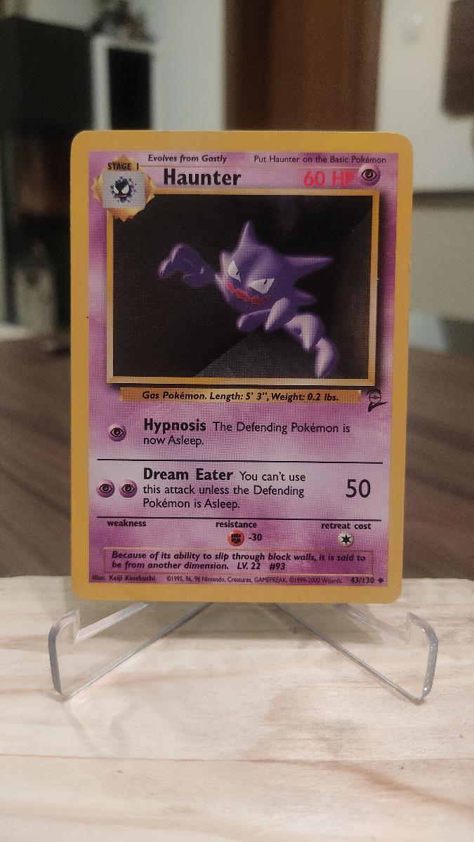 🍀 Pokémon karty - Haunter - 43/130 Base Set 2 2000 | Aukro