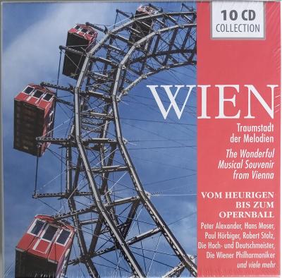 10 CD - Wien: Traumstadt der Melodien (Wallet Box, nové ve folii)