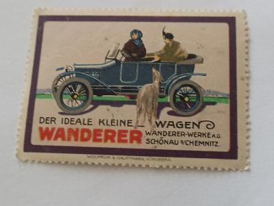 Zálepka Ideale Kleine Wasgen Wanderer Schönau / auto Nemecko reklama