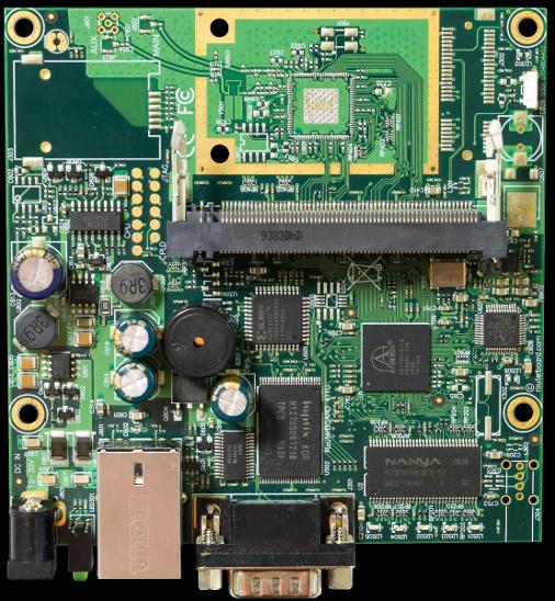 MikroTik RouterBOARD RB411, funkčný, odskúšaný, mPCI slot, RS232, LAN - Komponenty pre PC
