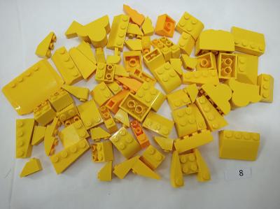 lego žluté dílky mix