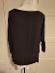 OBJECT-Dámsky čierny sveter s blúzkovým chrbtom, netopierie krátke rukávy,S - Dámske oblečenie