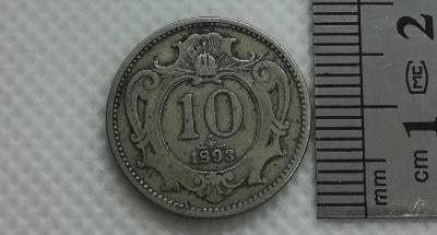 10 HALÉŘ 1893 - č. 2170