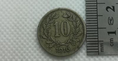 10 HALÉŘ 1916 - č. 2184