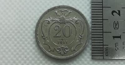 20 HALÉR 1911 - č. 2197