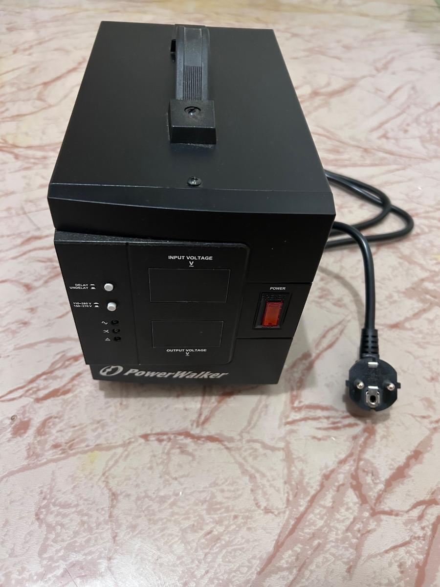 PowerWalker AVR 1500/SIV krátko použité funkčné - Malé elektrospotrebiče