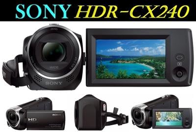 💥 Digitální videokamera: Sony HDR-CX240 **Full HDV*27x Op.Zoom* TOP👍