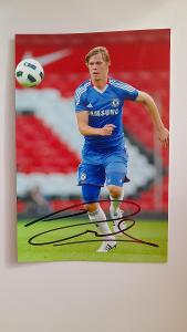 Chelsea FC - Tomáš Kalas - foto s podpisem