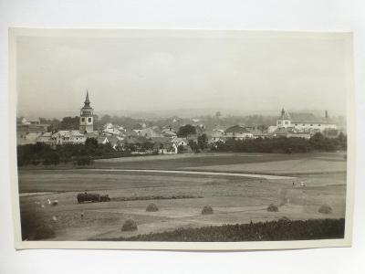 Dobruška, Rychnov nad Kněžnou - svážení sena 1942