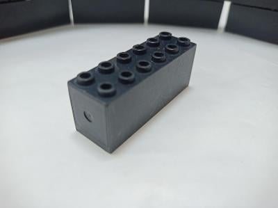 lego těžítko černé - brick - 73090b