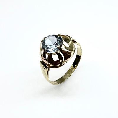 Prsten zlatý 3,29 g Au (585/1000) Ev. č. 661