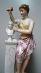 Porcelánová figúrka sochárky vysekávajúcej bustu, zn. Volkstedt - Starožitnosti a umenie