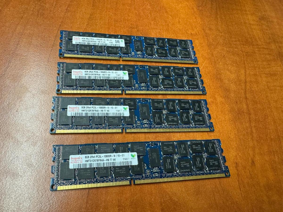 32GB (4x8GB) DDR3 RAM ECC, Záruka 12M, Faktúra [23] - Počítače a hry