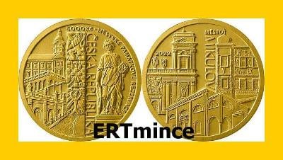 5000 Kč - Zlatá pamětní mince - Mikulov BK