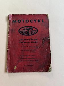 JAWA motocykel 250 ccm typ 353/04 - 350 ccm typ 354/04 / 1959