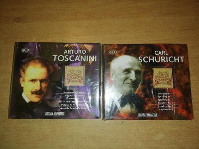 6 CD Arturo Toscanini +6 CD Carl Schuricht Masters of Music NOVÉ 2005