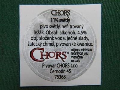 PE - Minipivovar - Chors - Černotín (samolepka)