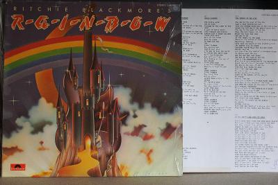 Ritchie Blackmore's Rainbow LP 1975 vinyl Germany Dio cleaned top EX+