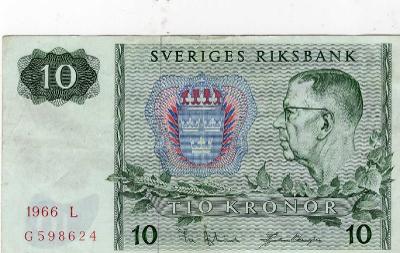Švédsko - bankovka v pěkném stavu.