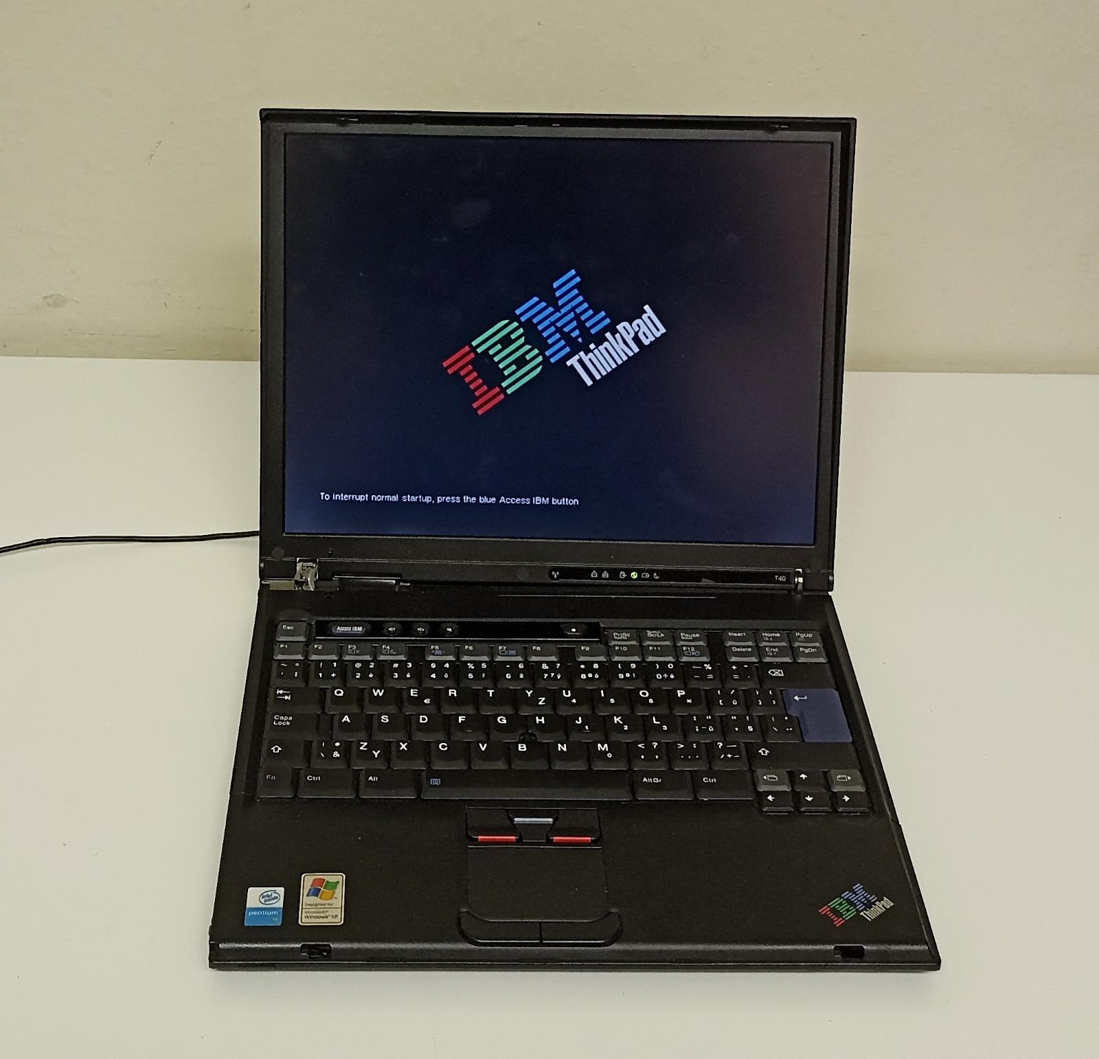 IBM ThinkPad T40 LEGENDA: Pentium M 1.5GHz/256MB/Radeon 7500/XP Pro - Počítače a hry