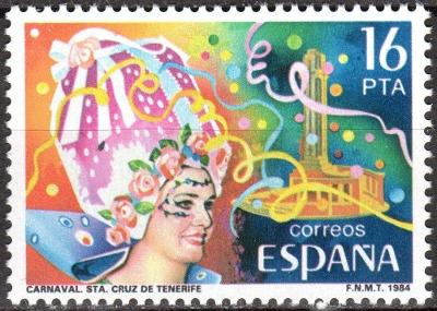 Španělsko 1984 Karneval v Santa Cruz de Tenerife Mi# 2623