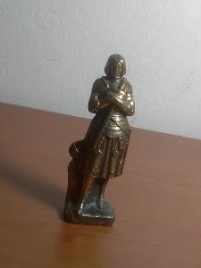 Sběratelská bronzová soška Johanka z Arku