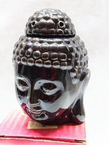 Aromalampa Hlava Buddha hnědá 🪔🕯🪔🕯🪔🕰🧚‍♀️ porcelán 