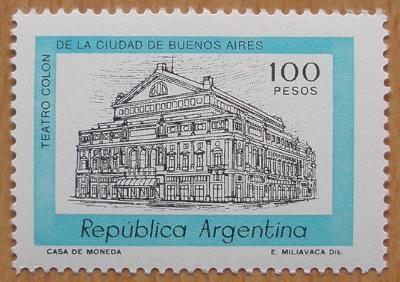 Stavby -  ** - nepoužitá, s lepem - Argentina