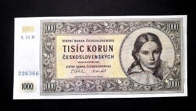1000 korun 1951 v UNC 