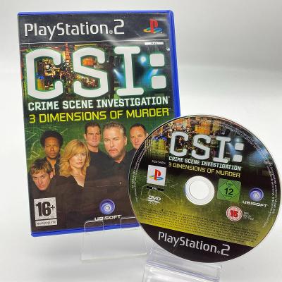 CSI 3 Dimensions Of Murder (Playstation 2)