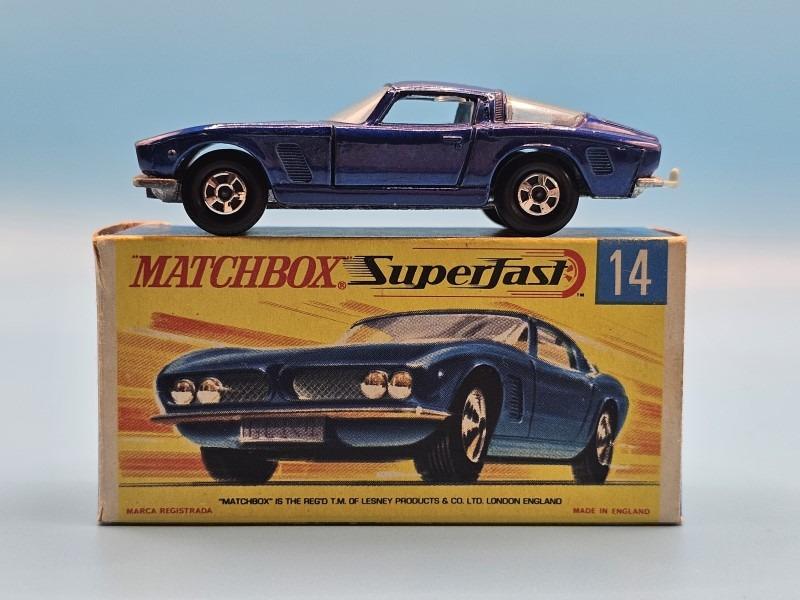 Matchbox Superfast Iso Grifo No.14A - 1969 - Angličáky (1:64 a menšie)