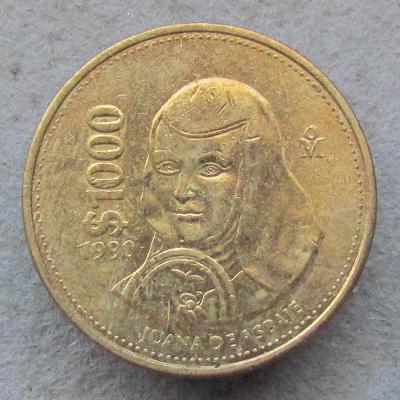 Mexiko 1000 pesos 1990