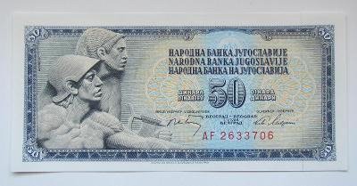 Jugoslávie 50 dinárů 1968  
