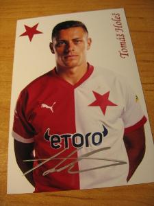 Tomáš Holeš - Slavia Praha - orig. autogram