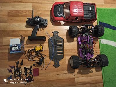 Himoto monster truck 1/10 brushless RC auto 4x4