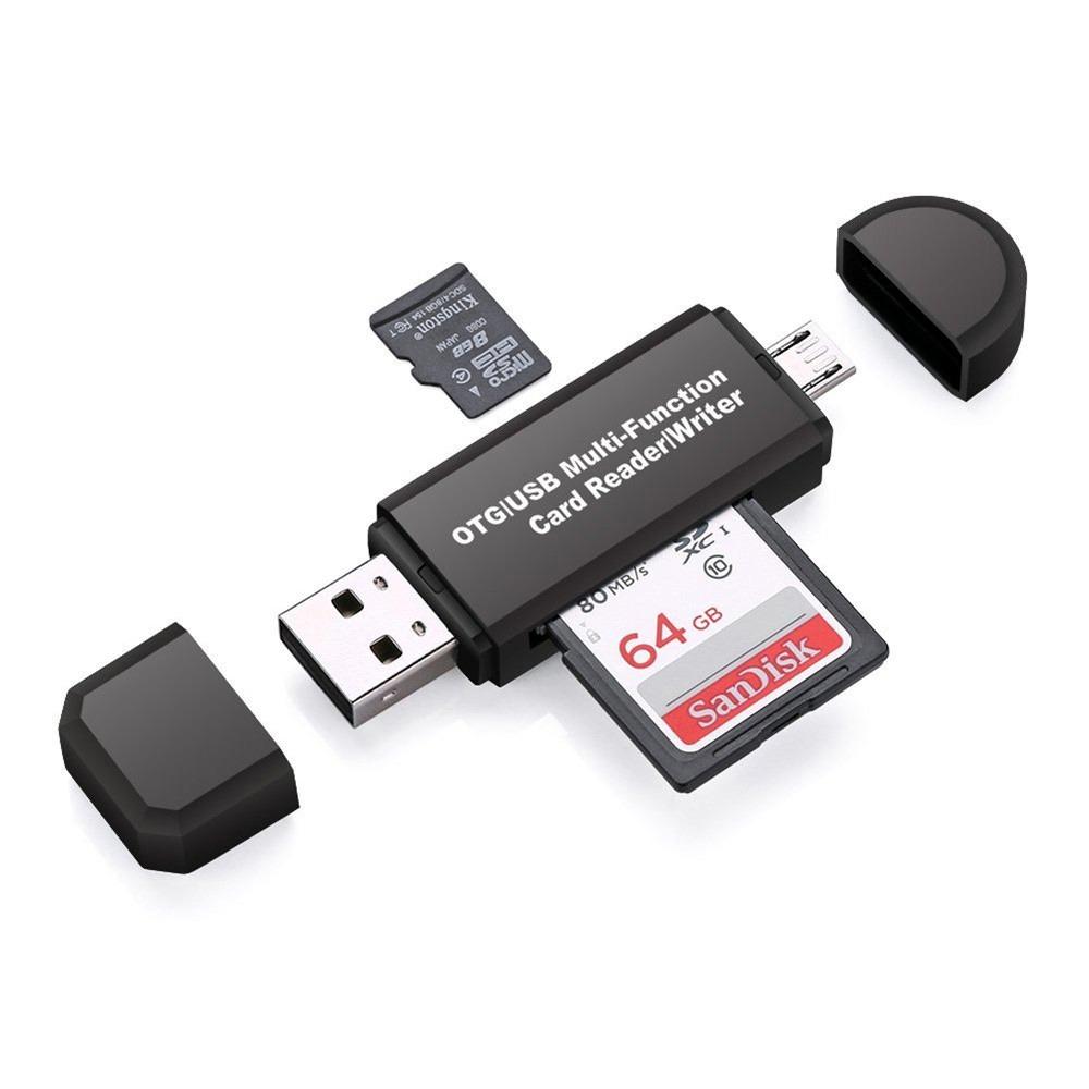 Univerzálna USB ČÍTAČKA ADAPTÉR USB 4x v 1....el092 - Počítače a hry