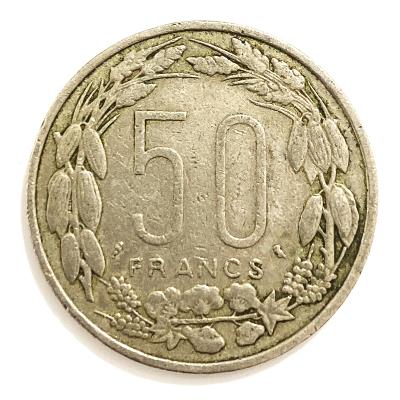 50 Franků 1961 Střední Afrika 