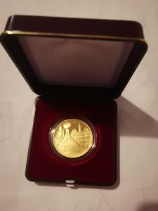 Pamětní zlatá mince 5000 Kč Litoměřice, proof